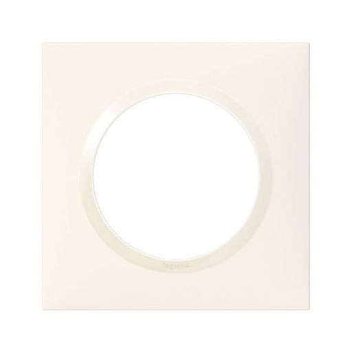 [LEG600901] Plaque Carrée Dooxie 1 Poste Finition Blanc Blister legrand 600901