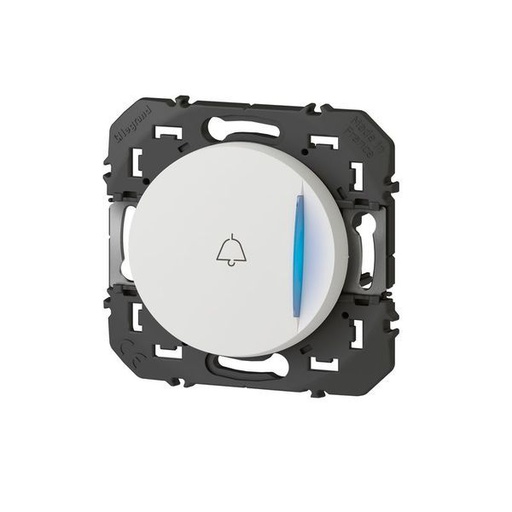 [LEG600018] Poussoir Simple Voyant Lumineux Marquage Sonnette Dooxie 6A legrand 600018