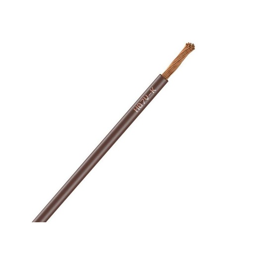 [CAB-1071M] Fil électrique H05VK 0.75 mm2 souple marron - couronne de 100m