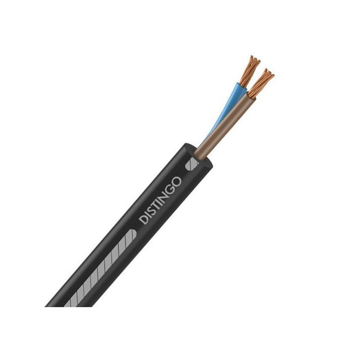 [CAB-1537] Câble électrique U-1000 R2V 2x16 mm2 cuivre rigide noir - couronne de 50m