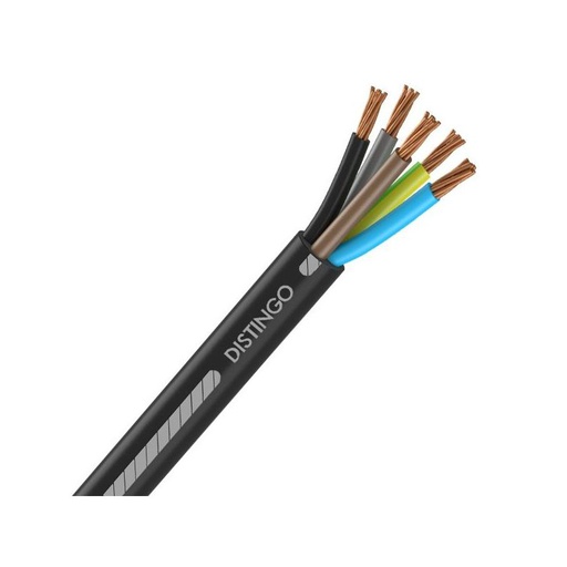 [CAB-1542] Câble électrique U-1000 R2V 5G16 mm2 cuivre rigide noir - touret de 50m