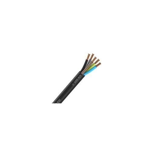 [CAB-1561] Câble électrique U-1000 R2V 5G35 mm2 cuivre rigide noir - touret de 50m