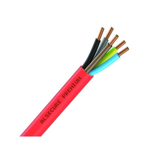 [CAB-2139] Câble électrique Piro-Câble électrique 5G2.5 CR1-C1 - couronne de 10m