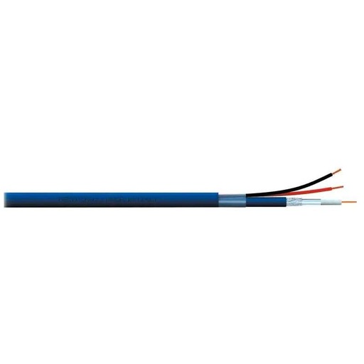 [CAB-CAMERA] Câble rg59_2 x 0.75+coaxial transmission signal cameras - couronne de 100m