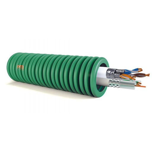 [ICTPTT298] Gaine préfilée électique Grade 3 SAT 2200MHZ F/FTP Ø20 - couronne de 100m