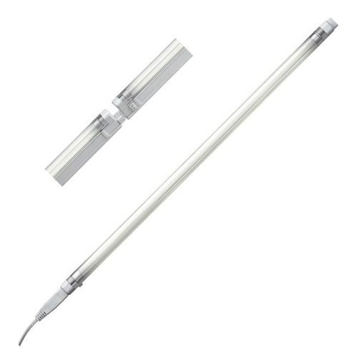 [LU1235] Reglette Linea T4 20W+Interrupteur+Tube 600mm 230V fluorescente