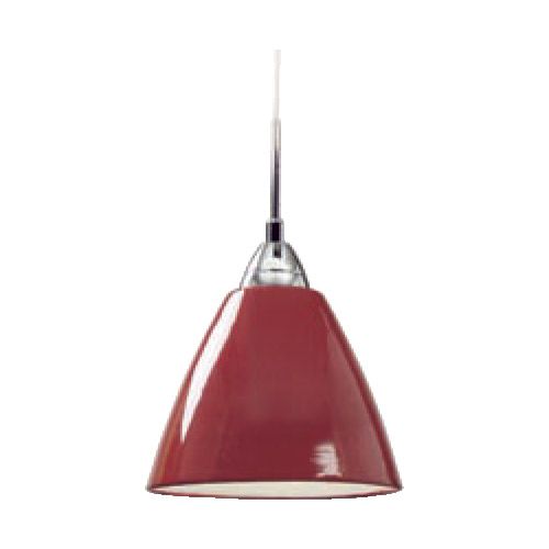 [NOR7315-11] Suspension E14 40W Metal Laqué rouge 230V IP20 CL2