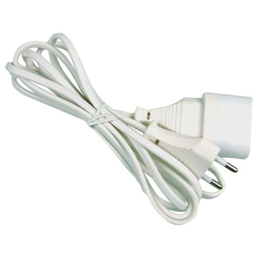 [EB36032] Prolongateur 2p 6a 5m blanc - EB36032