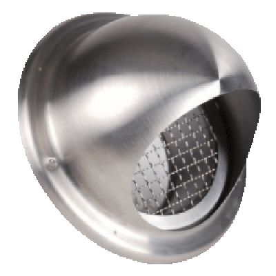 [AX-PAFI160] Prise air façade inox Ø160 