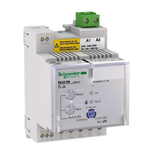 [SCH56163] Vigirex RH21M 220-240VAC sens.0,03A/0,3A instantan 56163