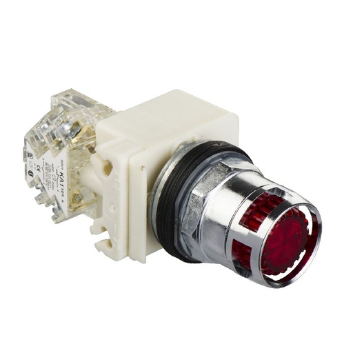[SCH9001K3L38LRRH13] Harmony 9001K - bouton-pous. lum.- rouge - Ø30 - à 9001K3L38LRRH13