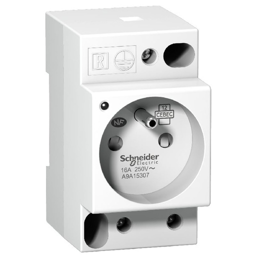[SCHA9A15307] Prise de courant modulaire 16A 2P+T avec voyant st A9A15307