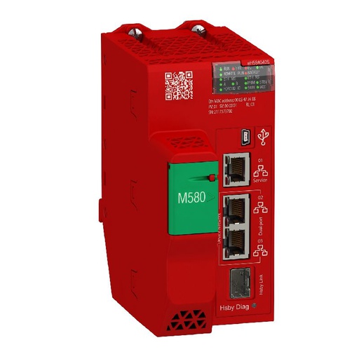 [SCHBMEH584040S] Modicon M580 -CPU Safety redondant (HSBY), 16/4 MB BMEH584040S