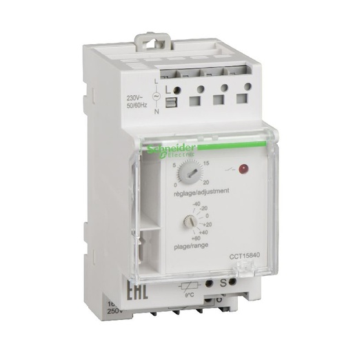 [SCHCCT15840] Acti9 TH7 - thermostat modulaire - 1 zone - -40°C. CCT15840