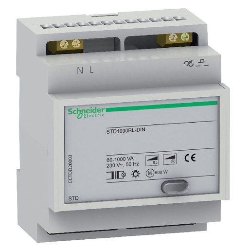 [SCHCCTDD20003] STD - télévariateur - 1000W - DIN - commande de sc CCTDD20003