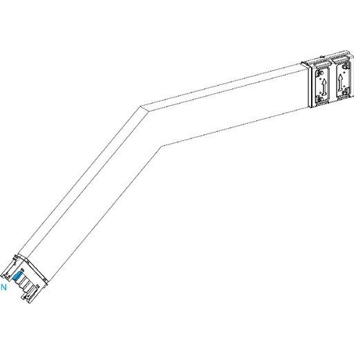 [SCHKSA400DLF43B] Canalis KSA - Coude spé. vert. 240A - vers bas 95° KSA400DLF43B