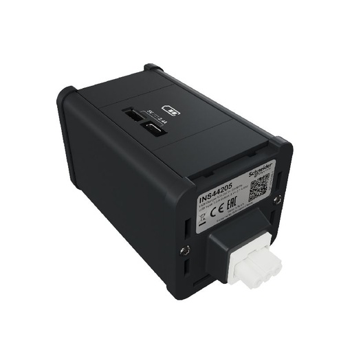 [SCHINS44205] Unica System+ - nourrice précâblée M - USB A+C - a INS44205