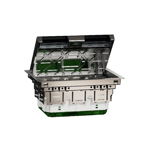 [SCHINS52125] Unica System+ - Boîtier de sol L 2x2x4mod ou 8 pos INS52125