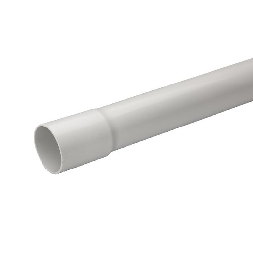 [SCHIMT50640] Mureva Tube - conduit rigide tulipé PVC gris - Ø40 IMT50640