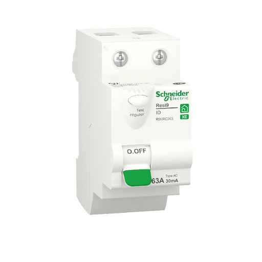 [SCHR9ERC263] Resi9 XE - interrupteur différentiel - 2P - 63A - R9ERC263