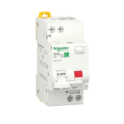 [SCHR9PDCF32] Resi9 - disjoncteur différentiel - 1P+N - 32A - 30 R9PDCF32