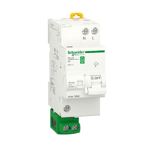 [SCHR9PLC] Resi9 - parafoudre combi - 10kA - 1P+N avec access R9PLC