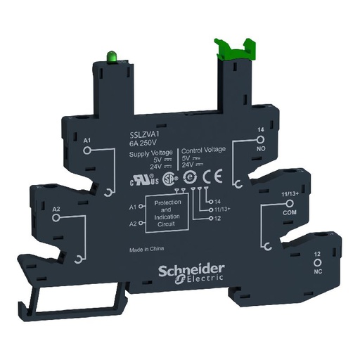 [SCHSSLZVA1] Harmony Control - embase SSL - 6A - 5 à 24V CC - b SSLZVA1