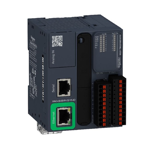 [SCHTM221ME16TG] Modicon M221 Book, contrôleur 16E/S PNP, port Ethe TM221ME16TG
