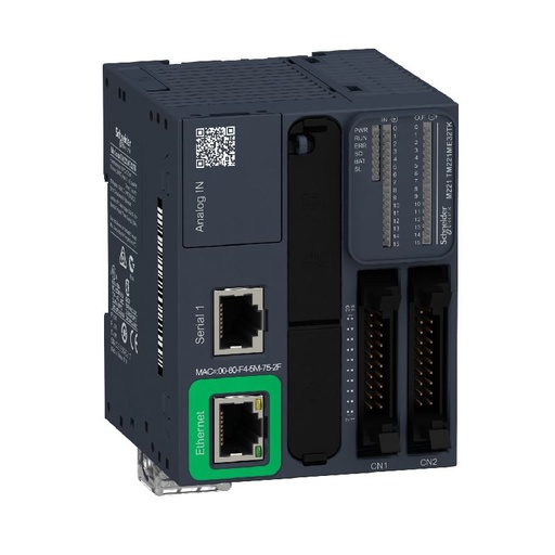 [SCHTM221ME32TK] Modicon M221 Book, contrôleur 32E/S PNP, port Ethe TM221ME32TK