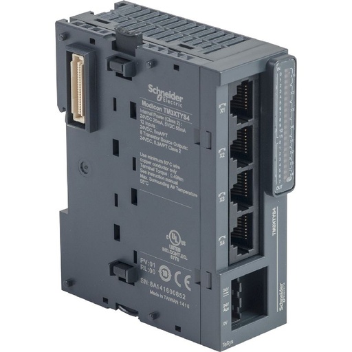 [SCHTM3XTYS4] Modicon TM3, module pour contrôle de 4 départs-mot TM3XTYS4