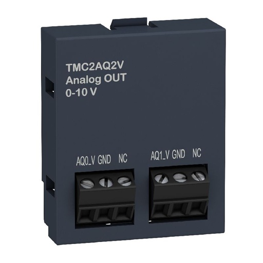 [SCHTMC2AQ2V] Modicon M221, cartouche 2 sorties analogiques, ten TMC2AQ2V