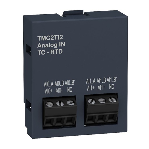 [SCHTMC2TI2] Modicon M221, cartouche 2 entrées température, typ TMC2TI2