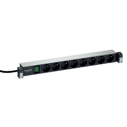 [SCHVDIG162711] Actassi - panneau 19P alimentation 230V - 8 Prises VDIG162711