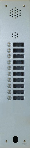 [URMA83/110M] Plaque Audio Alu 10 Bp 2 Voice Complete Urmet A83/110M