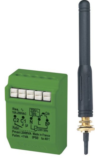 [YOKMTR2000ERPX] Télérupteur 10A radio Power antenne extérieure Yokis MTR2000ERPX