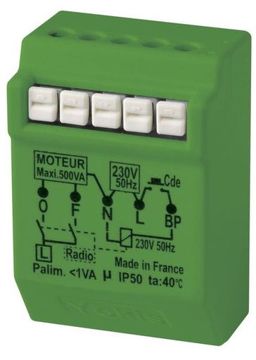 [YOKMVR500ERP] Micromodule volet roulant encastré radio Power Yokis MVR500ERP